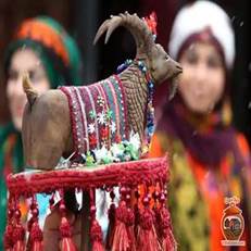 آینه‌تکم نمایش عروسکی نوروزی با عروسک بزچوبه‌ای تزئین‌شده با آینه است. تکم‌چی‌ها از اردبیل به گیلان می‌آمدند و با حرکت دادن عروسک روی تخته به آواز، رسیدن بهار را جشن می‌گرفتند.