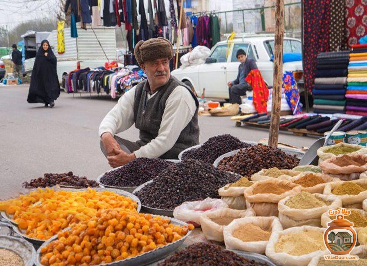 تجربه خرید محصولات ارگانیک، صنایع دستی و سوغات تازه گیلان در جمعه‌بازار صومعه‌سرا؛ سفری به قلب فرهنگ و سنت‌های محلی شمال ایران.