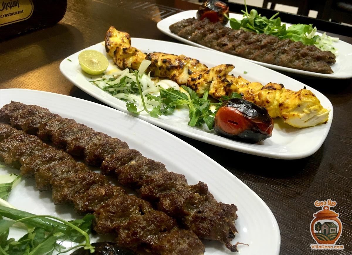 تجربه‌ای از طعم‌های اصیل ایرانی در رستوران نصر رشت! کباب‌های لذیذ، خورش‌های سنتی و خدمات پیک رایگان در منطقه گلسار.