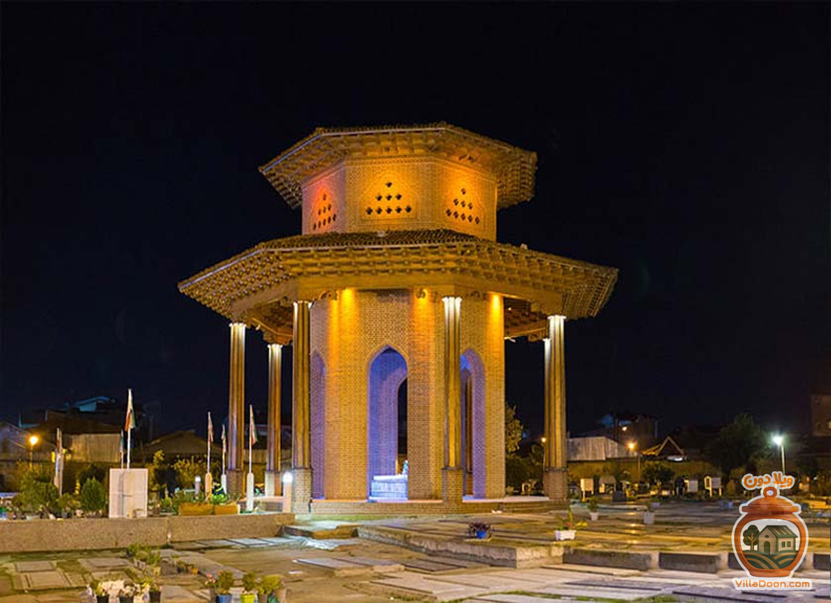 آرامگاه میرزا کوچک‌ خان | ایستگاه آرامش در قلب رشت