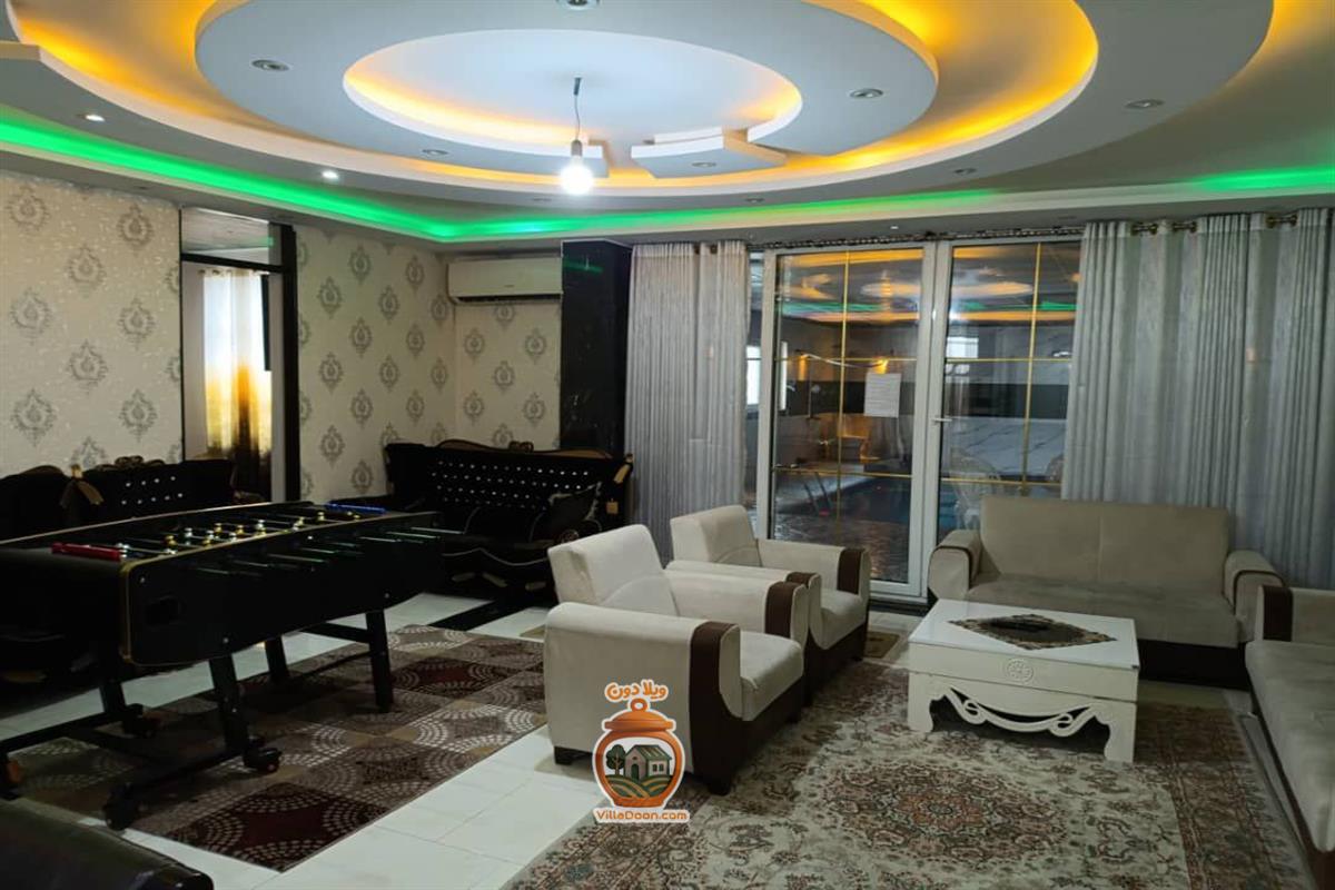 اجاره روزانه ویلا دو خواب استخردار نزدیک ساحل