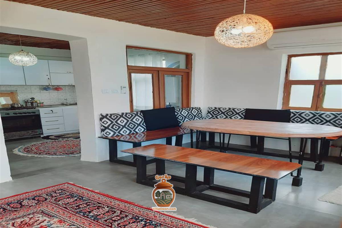 اجاره روزانه ویلا سنتی دوخواب ۵۰۰ متر محوطه