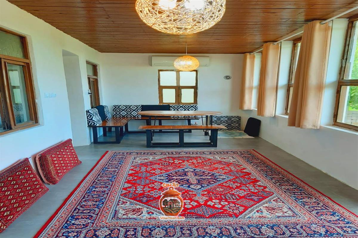 اجاره روزانه ویلا سنتی دوخواب ۵۰۰ متر محوطه
