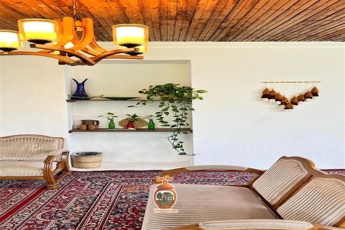 اجاره روزانه ویلا سنتی دوخواب ۵۰۰ متر محوطه