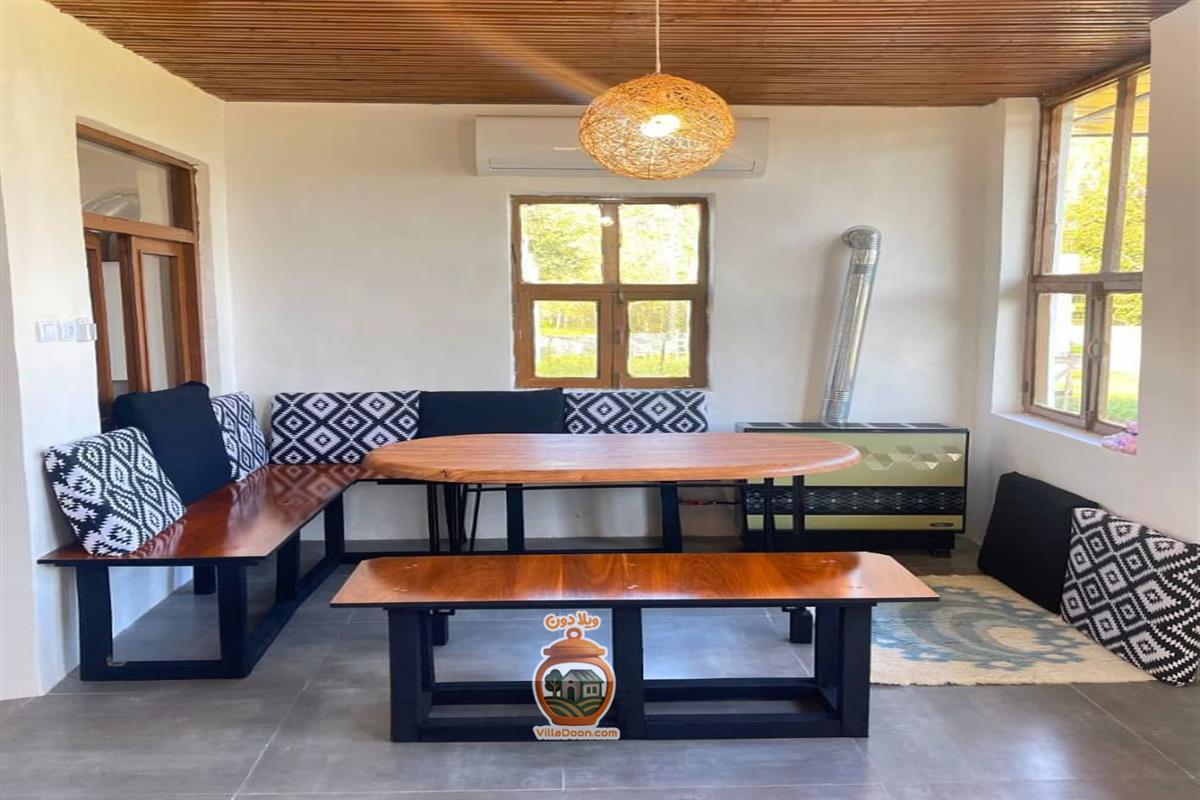 اجاره روزانه ویلا سنتی دوخواب ۵۰۰ متر محوطه